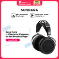 HIFIMAN Sundara Over-Ear Planar Magnetic Headphones - Black, High-Fidelity Audio