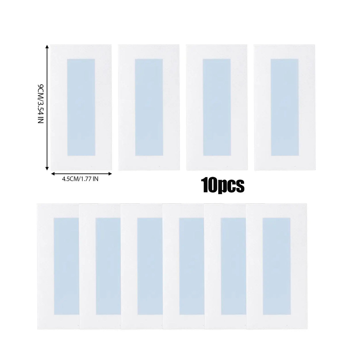 Facial Hair Removal Wax Strips - Painless Depilatory Sheets for Face & Body