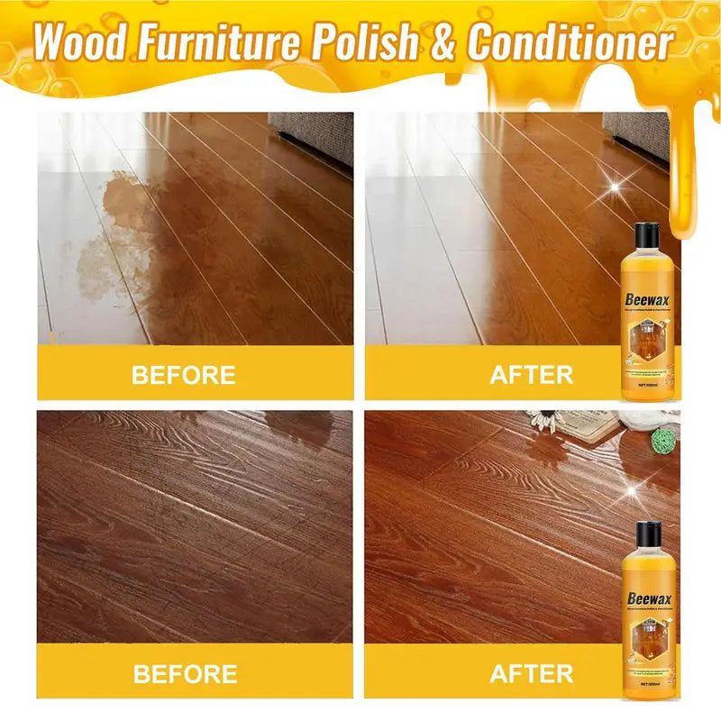 Furniture Beeswax Polish Spray for Wooden Surfaces - Natural Protect & Shine