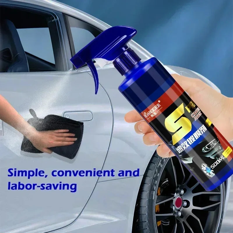 500ml 3-in-1 Car Ceramic Coating Spray Hydrophobic Wax Polish Repair