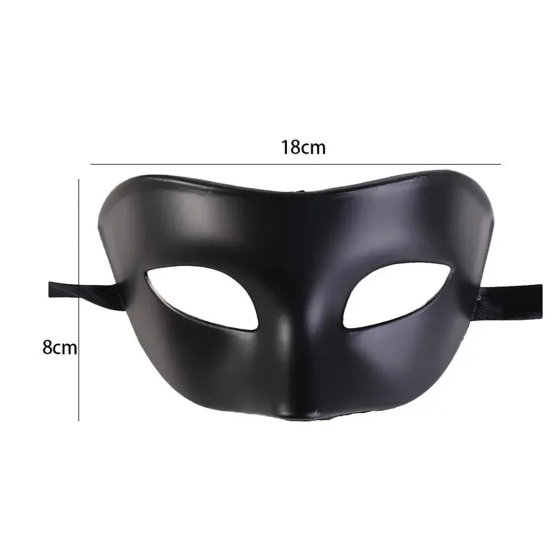 Unisex Masquerade Half Face Mask for Halloween & Party Decorations