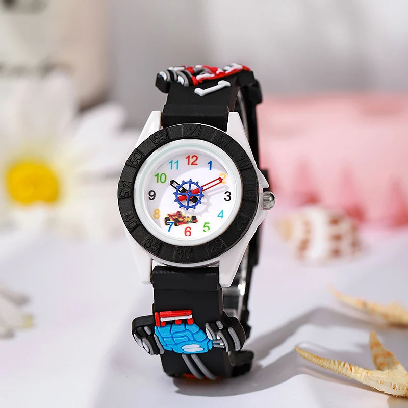 Cute Children's Cartoon Robot Watch Silicone Casual Kids Sport Watch