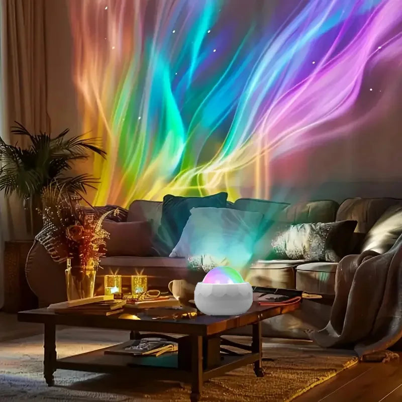 LED Night Light Northern Lights Projector Lamp for Living Room & Party Decor