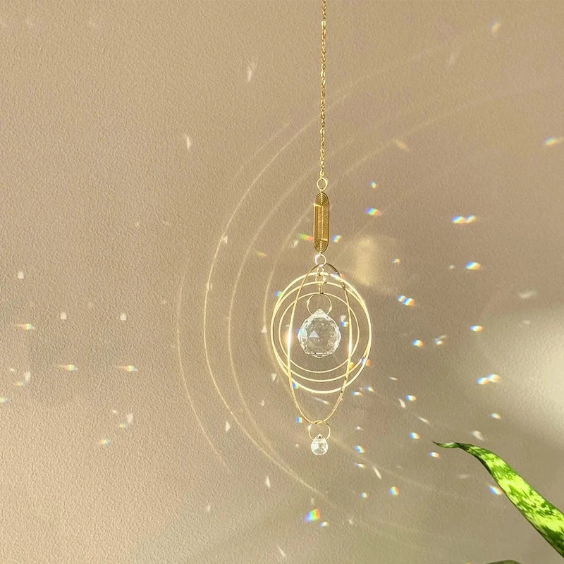Outdoor Crystal Light Catcher Hanging Decoration - Window & Garden Decor