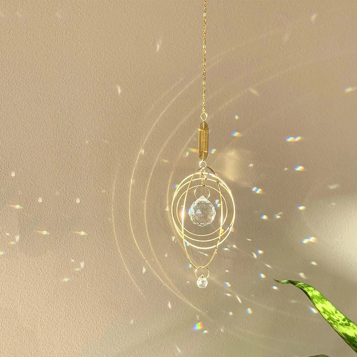 Outdoor Crystal Light Catcher Hanging Decoration - Window & Garden Decor