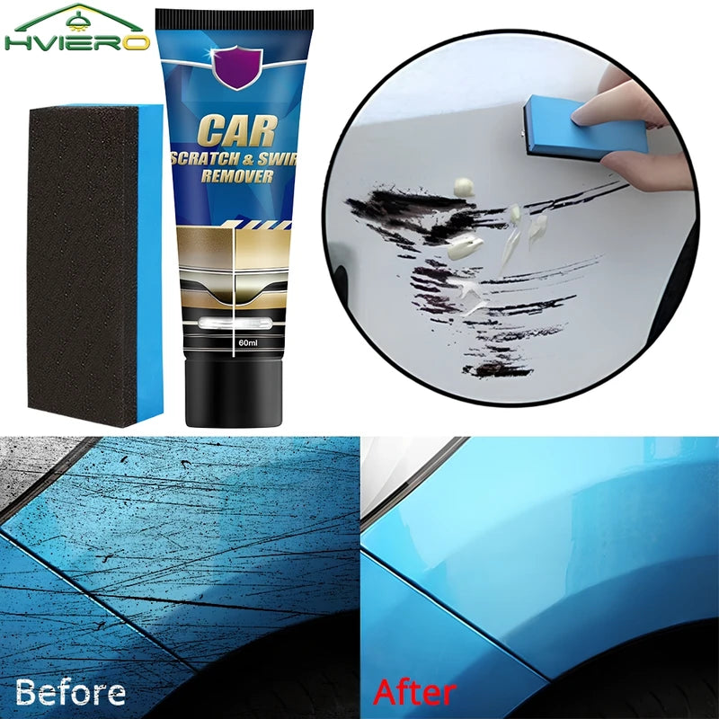 Car Scratch Repair Paste 60ML for Paint Touch-Up and Polishing - Universal Colors