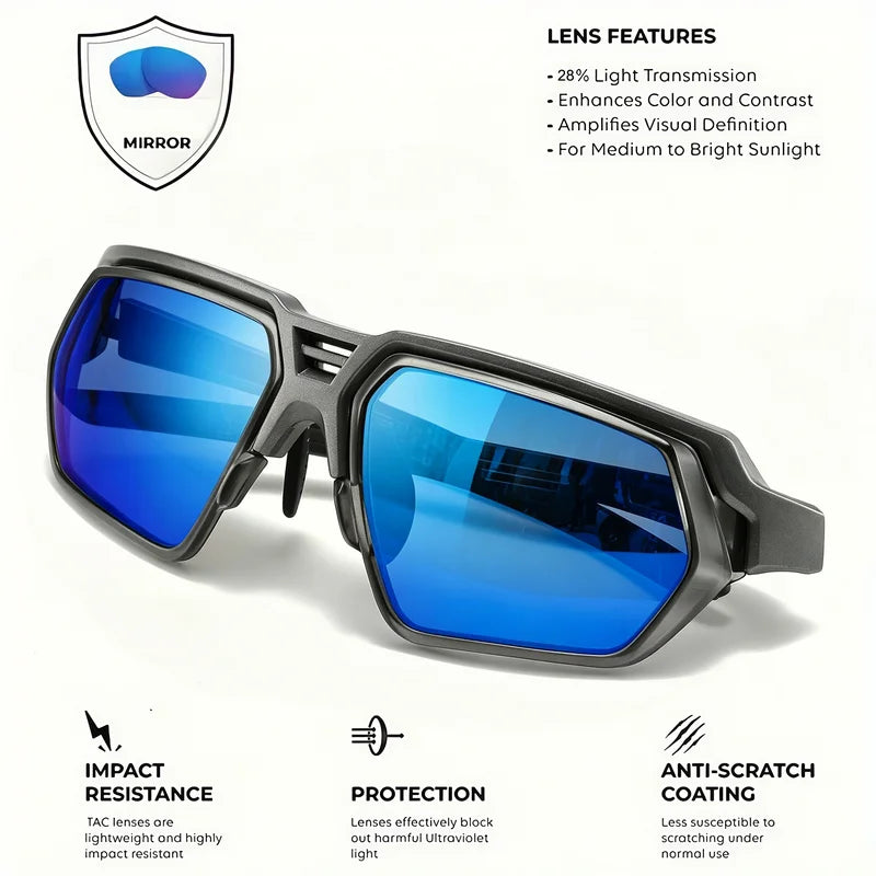 Men's Photochromic Polarized Sunglasses - UV400 Outdoor Sports Eyewear