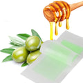 15Pcs Aloe Scent Disposable Hair Removal Wax Strips for Face & Body