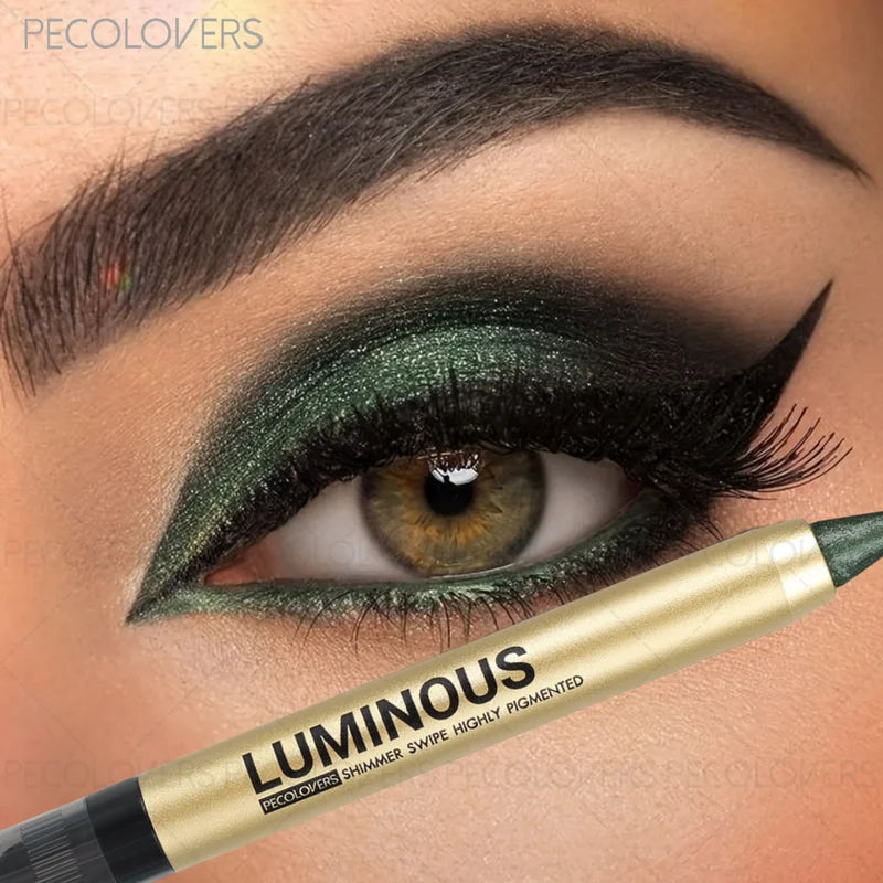 Dual-ended Eyeshadow Stick with Brush - High Pigment, Eye-Catching Makeup