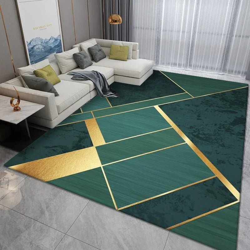 Modern Minimalist Carpet for Living Room & Bedroom Large Area Floor Mat