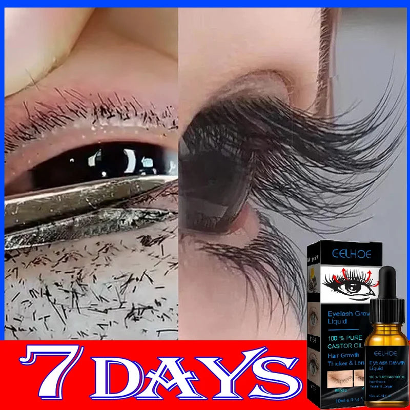 Eyelash Growth Serum Lengthen & Thicken Natural Curl Lash Enhancer 7Days