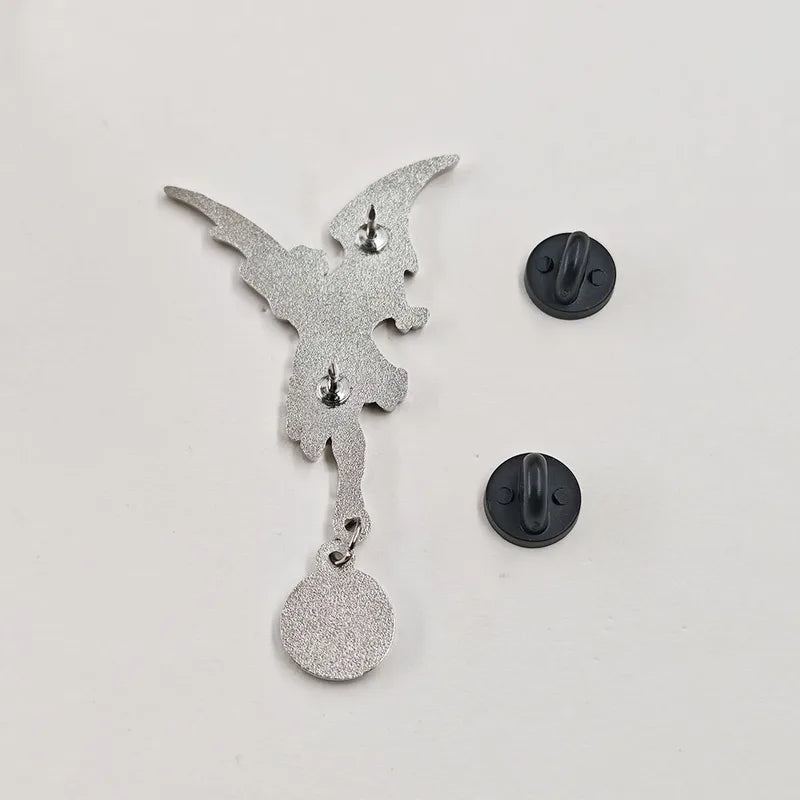 Lucifer Enamel Pin Sigil of Satanic Seal Brooch Jewelry Gift