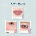 Makeup Gift Set with Eyeshadow Palette and Lipstick - Bunny Garden Collection