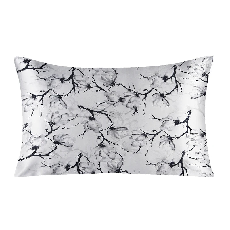 Mulberry Silk Pillowcase with Zipper - 100% Natural Satin Bedding Cover