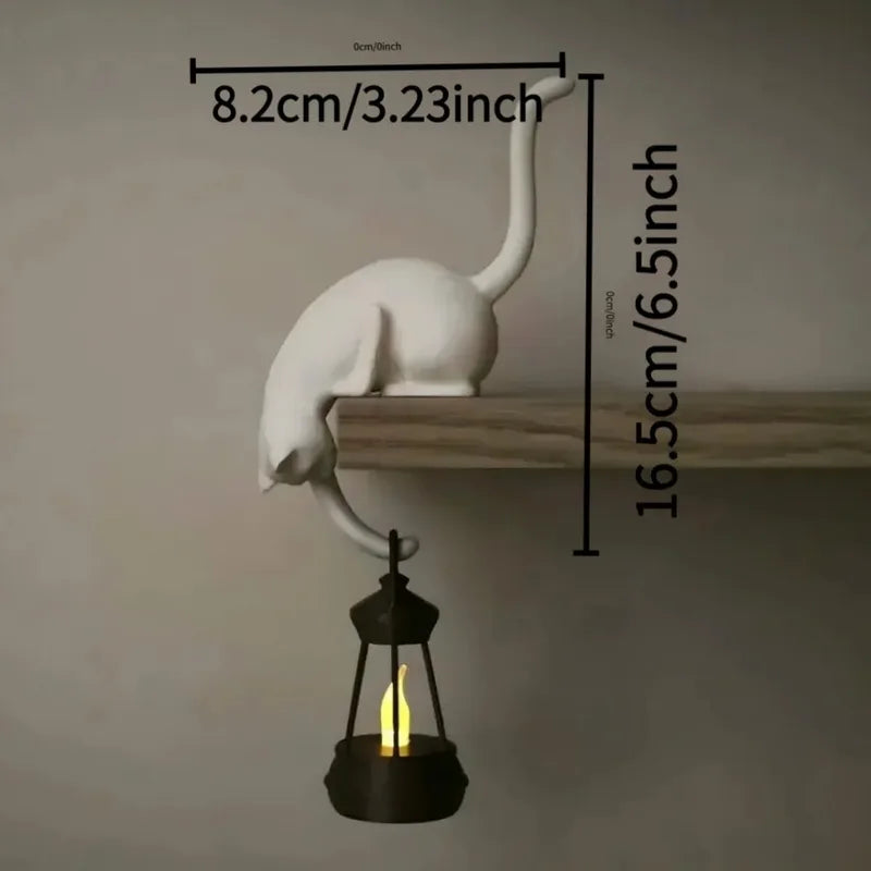 Cat-Shaped Hanging Ornament Hook - Inverted Towel & Storage Hook for Home Decor
