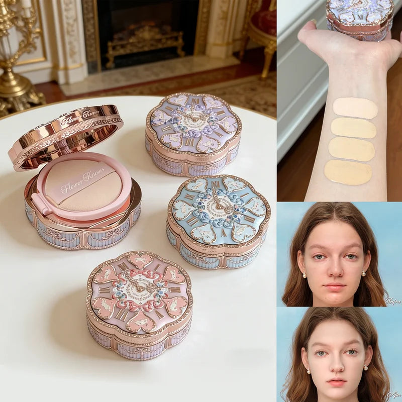 Hydrating Flower Knows Bunny Garden Cushion Foundation - Flawless, Long-Lasting Natural Makeup Base