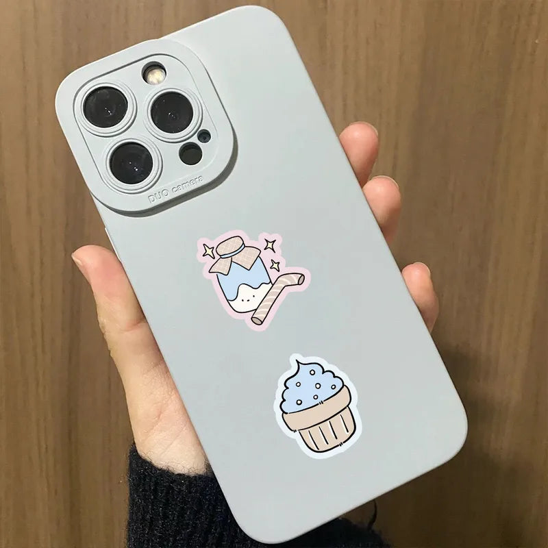 50PCS Cartoon Lazy Kitten Graffiti Stickers for Bicycle & Pencil Cases