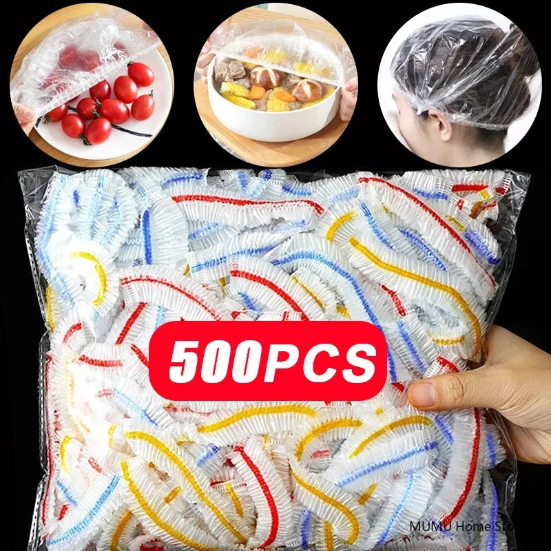 Disposable Food Covers Food Grade Cling Film Fruit & Vegetable Storage Bags