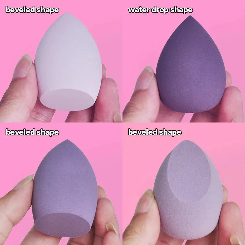 Makeup Sponge Set 4-16 Pieces Wet & Dry Foundation Blending Cosmetic Puff