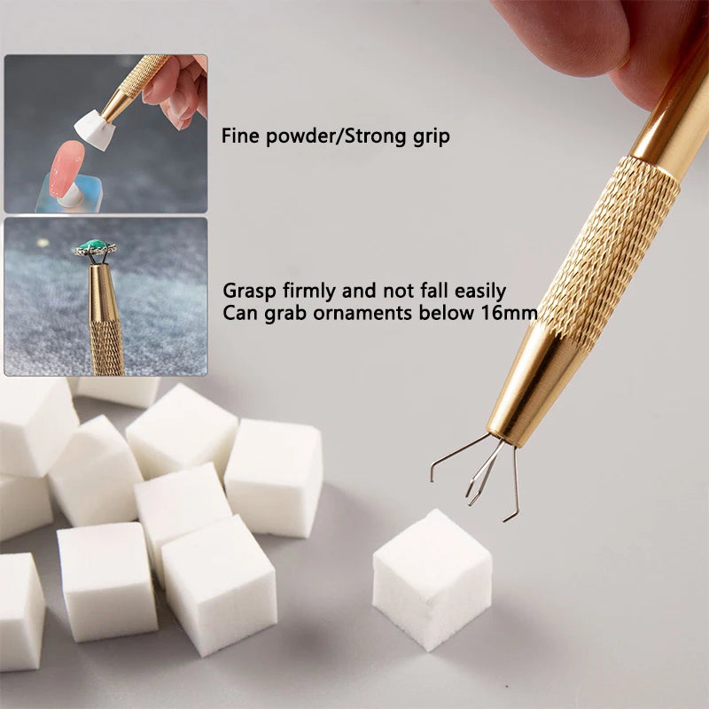 50/100pcs Gradient Nail Art Sponge Set Manicure DIY Nail Decor Tools