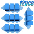 Car Ceramic Coating Sponge Applicator Set for Auto Detailing Nano Wax Pads Polishing Cloths