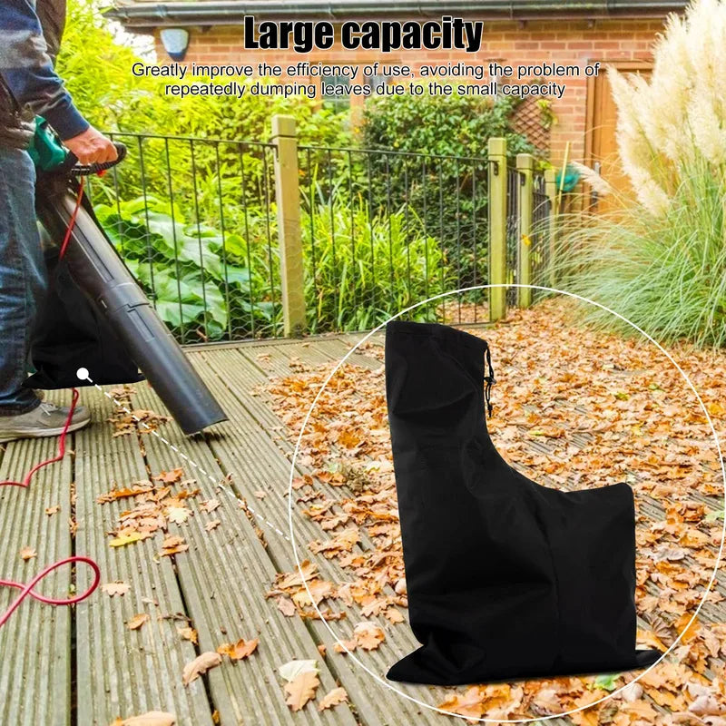 Large Capacity Waterproof Leaf Blower Collection Bag for Rake Vacuum - Easy to Clean