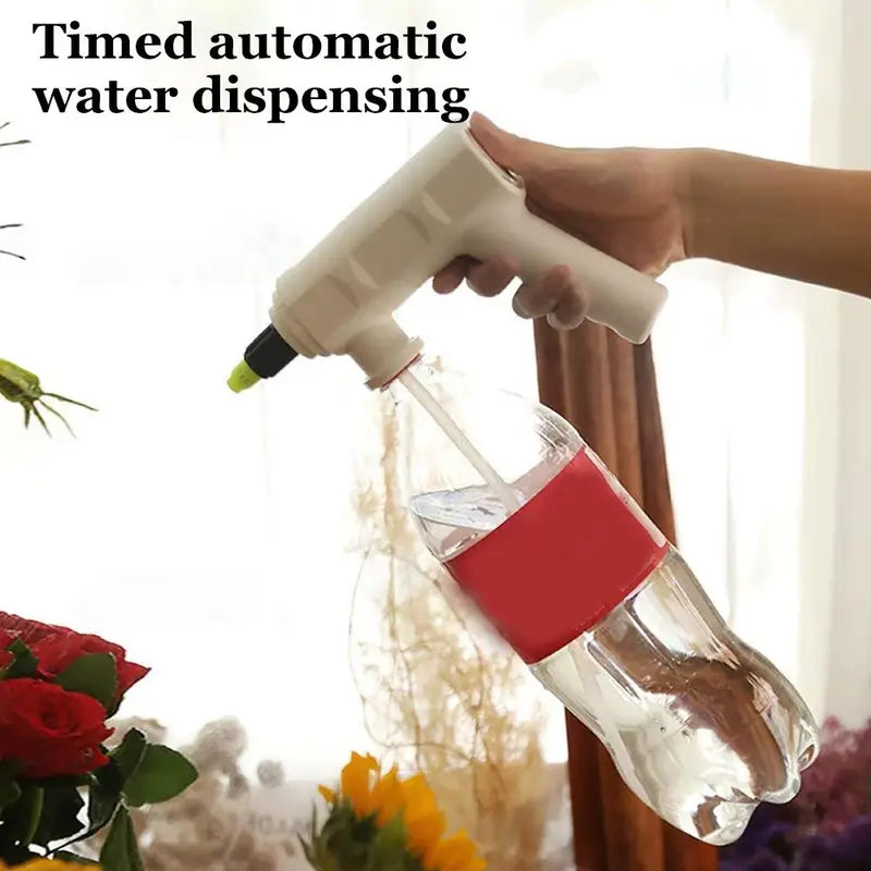 Electric Plant Watering Spray Bottle with USB Rechargeable Fogger for Indoor & Outdoor Gardening