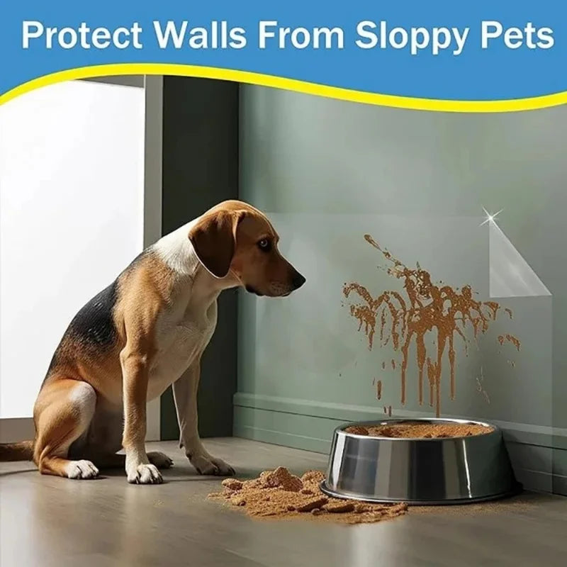 Clear Electrostatic Wall Protector Film Waterproof Heat-Resistant Wall Covering