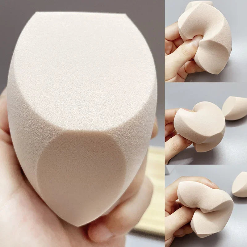 Large Dual-Use Makeup Sponge for Wet & Dry Application - Soft Foundation Puff