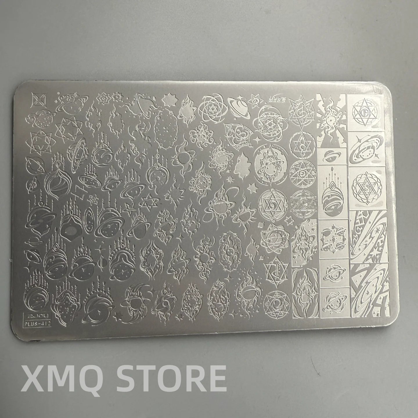 Nail Art Stamping Plates Set with Number & Letter Templates - Imageplate