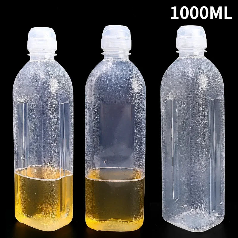 1000ML High-Temperature Resistant Oil Dispenser Bottle with Screw Cap - Multifunction Soy & Sauce Dispenser