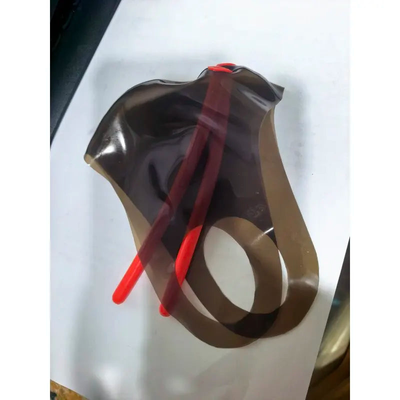 Latex Mask with 15cm Nasal Cannula - Handmade Latex Costume Accessory