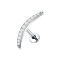 Titanium Labret Ear Tragus Earring Stud Lip Cartilage Helix Body Jewelry 16G