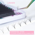 Volume Lash Extension Fans for Eyelash Extensions - Easy Fan Pre-Made Lashes