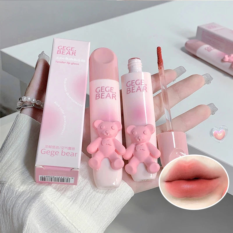 Long-Lasting Matte Lipstick with Whitening Lip Cream - Velvet Finish