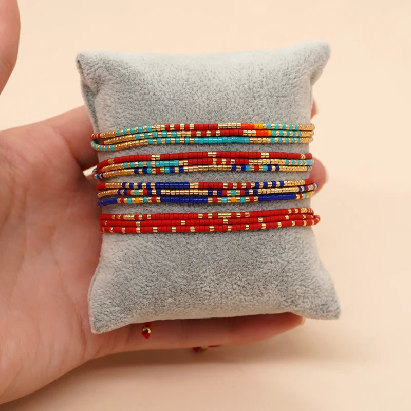 Beaded Miyuki Bracelet for Women - Handmade Fashion Jewelry Gift