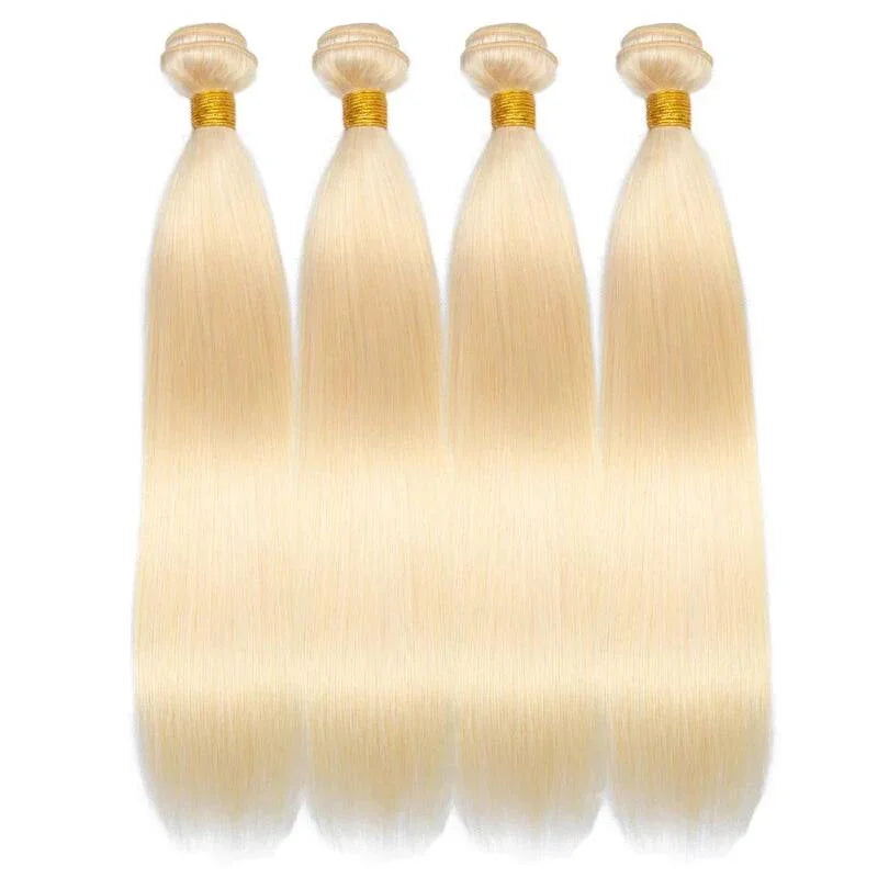 Hair Extensions 613 Honey Blonde Bone Straight Virgin Brazilian Human Hair Bundles