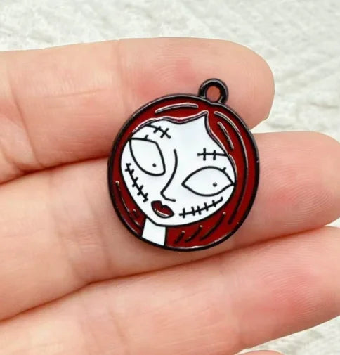 10 pcs Enamel Halloween Charms for Jewelry Making DIY Crafts & Gifts