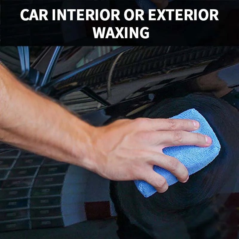Car Polishing & Waxing Sponge Kit - Microfiber Detail Tool Set for Auto Interior & Exterior