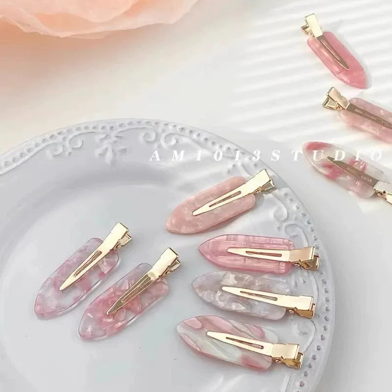 No Bend Hair Clips for Women Girls 2PCS Seamless Hair Barrettes Hair Accessories