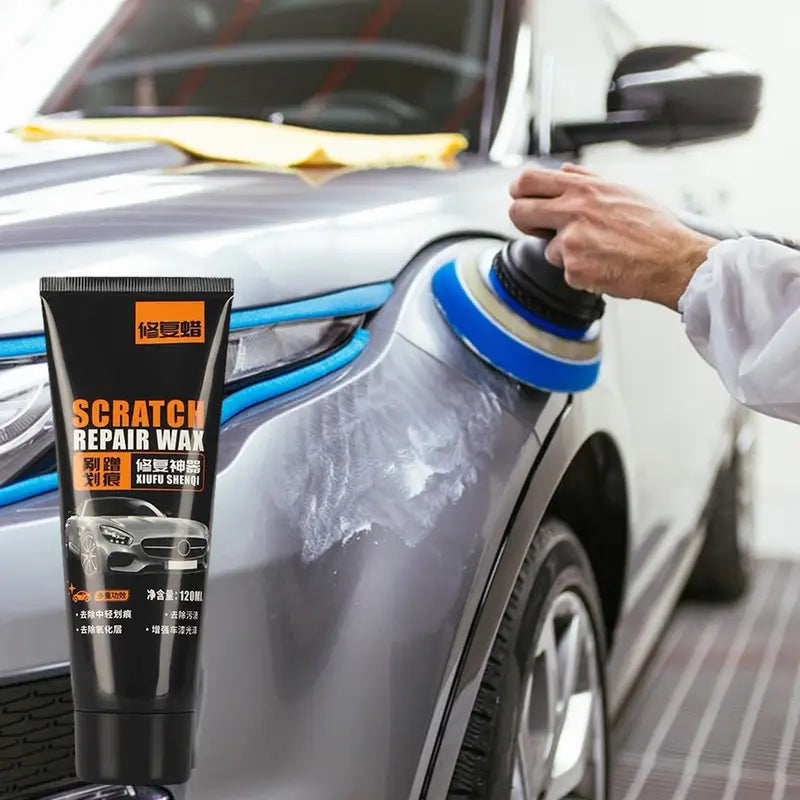 Car Scratch Repair Wax - Auto Paint Touch-Up & Polishing Tool 120ml