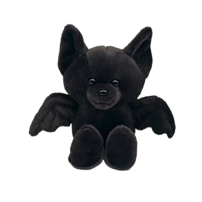 Halloween Black Bat Plush Toy - Soft Cartoon Stuffed Animal for Party Decorations & Gifts