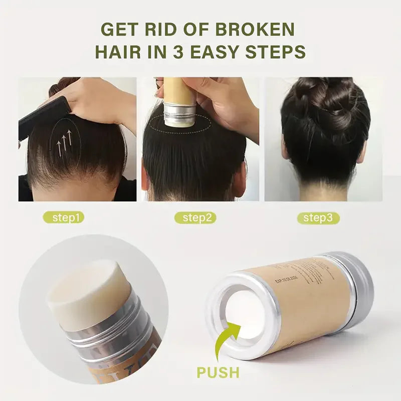 Kids and Women's Hair Wax Stick for Flyaway Control and Wig Styling