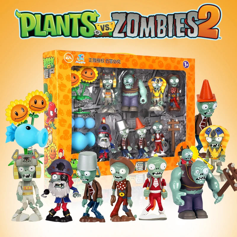 Plants vs Zombies Giant Zombie Model Toy Set - Action Figures for Kids and Collectors