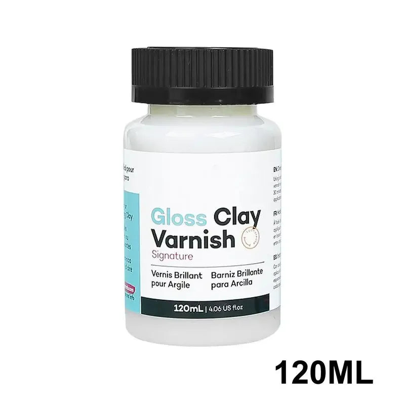 High Gloss Acrylic Varnish for Air-Dry Clay, Ceramics, & Paintings - 20/60/120ml