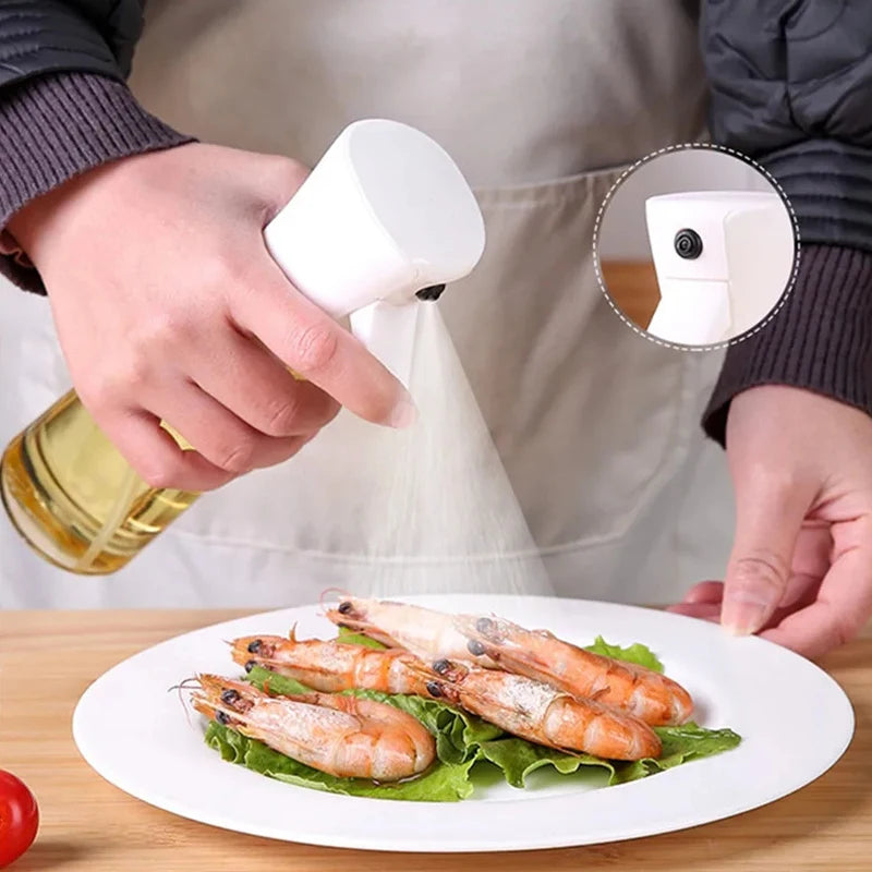 200ml Oil Spray Bottle for Cooking BBQ Baking - Dispenser for Olive Oil Vinegar Soy Sauce