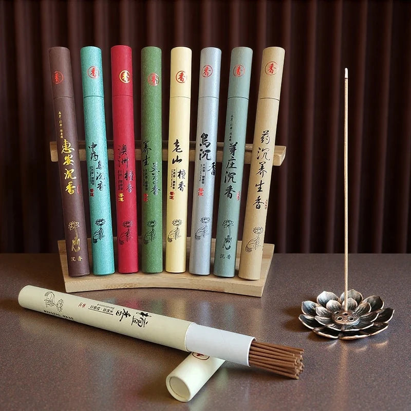 Natural Incense Sticks for Home Blessing & Meditation - Lavender, Sandalwood, Jasmine & More - 40 Sticks