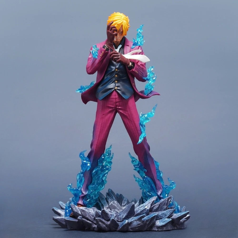 Anime ONE PIECE Sanji PVC Action Figure 25cm Collectible Desktop Statue