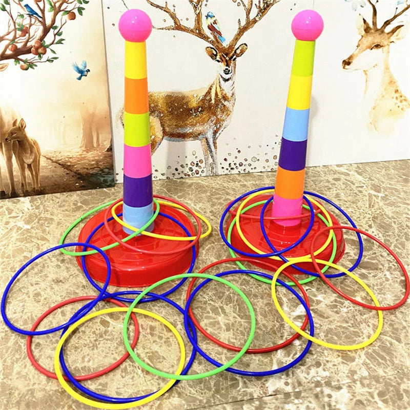 Children Throw Circle Game Stacking Toys Indoor Outdoor Parent-Child Fun