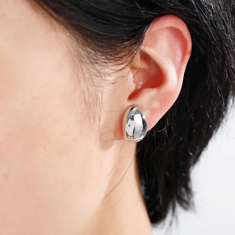 Elegant Water Droplet Shape Earrings for Women - Luxury French Ear Clips